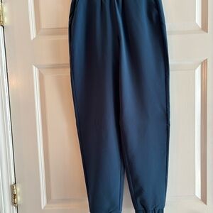 NWOT G by Giuliana Black Label Marina Blue Stretch Crepe Joggers